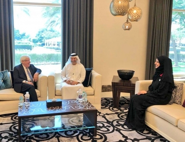 غريفيث يلتقي السفير احمد علي في ابو ظبي تفاصيل