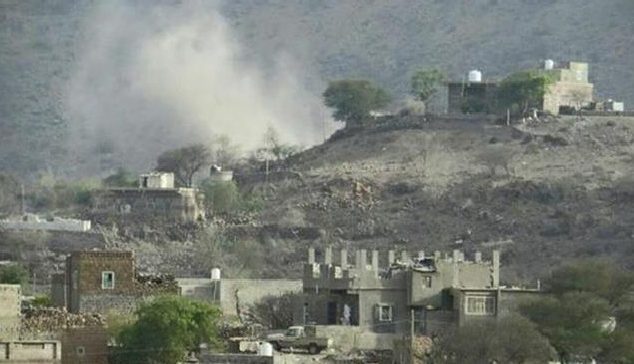 الضالع الحوثيون يواصلون انتهاكاتهم بتفجيرثاني منزل خلال ساعات من تفجير الأول