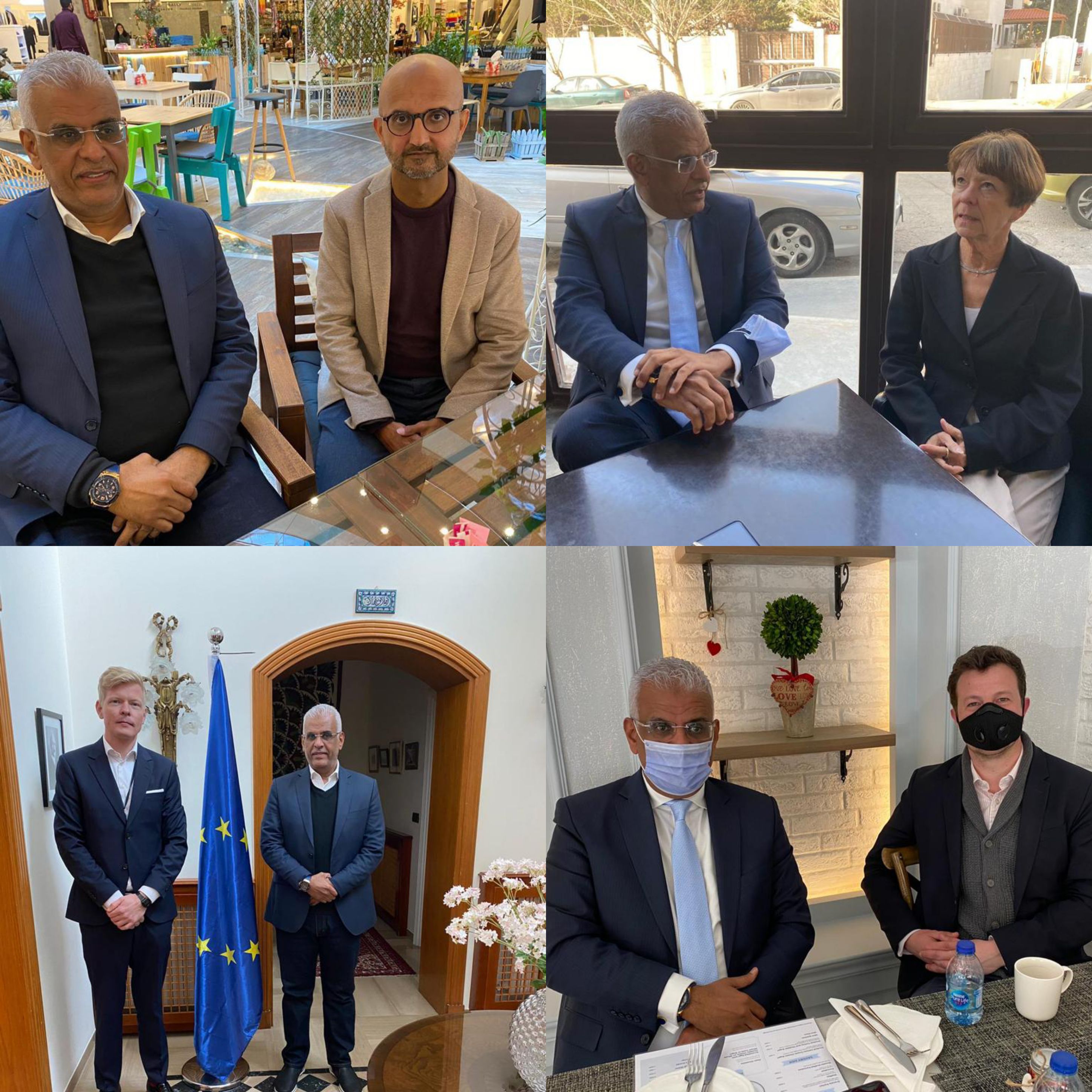 الدياني يلتقي عدد من السفراء والمسؤولين الاوروبيين لمناقشة مستجدات الوضع في اليمن